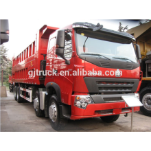 Camion à benne basculante Sinotruck A7 8X4 pour 20-32cubic meter avec cargaison carrée